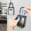High Security Key Lock Box, 4 Digit Resettable Code Storage Compatible with Multiple Keys, Weatherproof Design With Removable Shackle 3