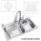 Bouchon de siphon de sol en silicone, bouchon de siphon de douche, bouchon de siphon d'évier de cuisine, bouchon de baignoire, compatible av 3