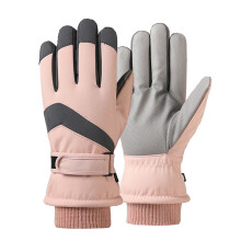 Winddichte en waterdichte skihandschoenen voor dames met touchscreen, thermische voering, antislip, geschikt voor werk, fietsen, motorrijden
