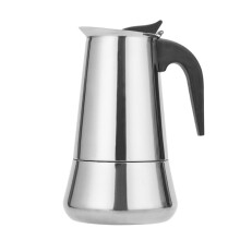Cafeteira Moka de aço inoxidável, xícara de café europeia, cafeteira elétrica portátil