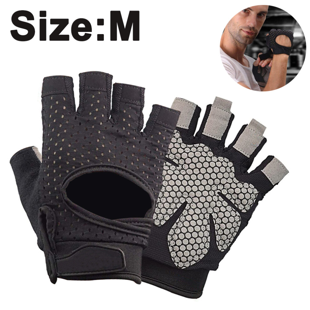 Workout Gloves Weight Lifting Gym Gloves With Wrist Wrap Support Compatible With Men Women, Full Palm Protection, Compatible With Weightlift 3564946424988