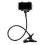 Suporte flexível para celular com clipe ajustável, compatível com visualização em modo mãos-livres. 1