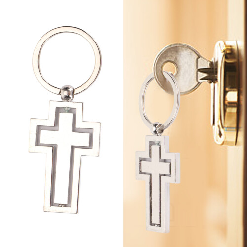 Μπρελόκ Crucifix Περιστρεφόμενο μπρελόκ Crucifix Πρόληψη σκουριάς Χρωματιστό μ 1