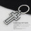 Μπρελόκ Crucifix Περιστρεφόμενο μπρελόκ Crucifix Πρόληψη σκουριάς Χρωματιστό μ 3