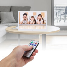 Smart Digital Picture Frame, 15 Inch Full HD LED Display, EfCompatible withtless WiFi Connectivity Compatible with Instant Share, Non-WiFi T