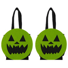 Stück Halloween-Süßigkeitentüten aus Filz, Halloween-Kürbistüten, Dekorationsartikel