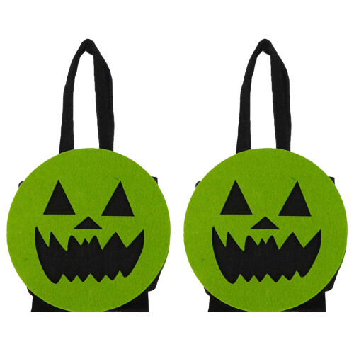 τεμάχια τσόχινες σακούλες με γλυκά για το Halloween, σακούλες για κέρασμα ή φά