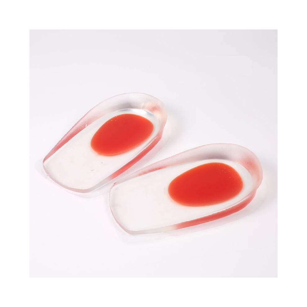 Silicone Gel Heel Cups - Shoe Inserts Compatible With Plantar Fasciitis, Sore Heel, Heel Pain, Heal Dry Cracked Heels, Achilles Tendinitis - 3564946424698
