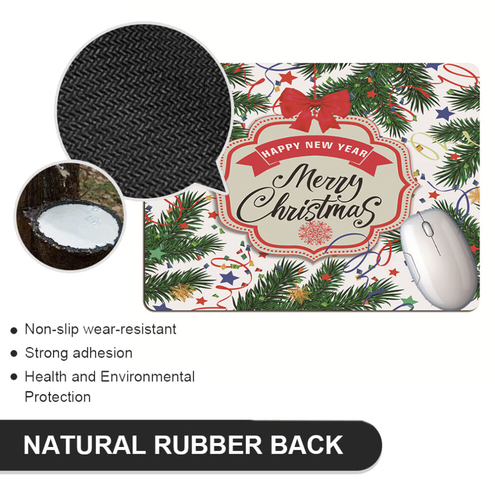 Christmas Mouse Pad Student Desk Pad Keyboard Pad Laptop Pad 3564946424681