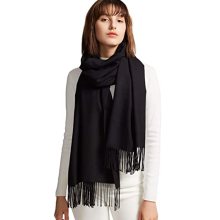 Women's oversized soft cashmere feel cashmere shawl wrapped in light scarf