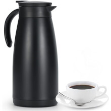 Französische Presskanne mit doppelwandiger Isolierung, tragbare Kaffeepresse für heißen und aromatischen Kaffee, langlebige Edelstahl-Kaffee
