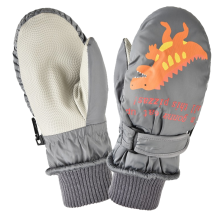 Waterproof Ski Gloves Kids Cute Pattern Winter Snow Gloves Baby Boy