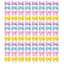 Assorted Mix Bowknots 3D Bows Nail Charms, Enhance Your Creativity with Purple Blue Pink Yellow Resin Bow Charms, Ideal Compatible with Wedd