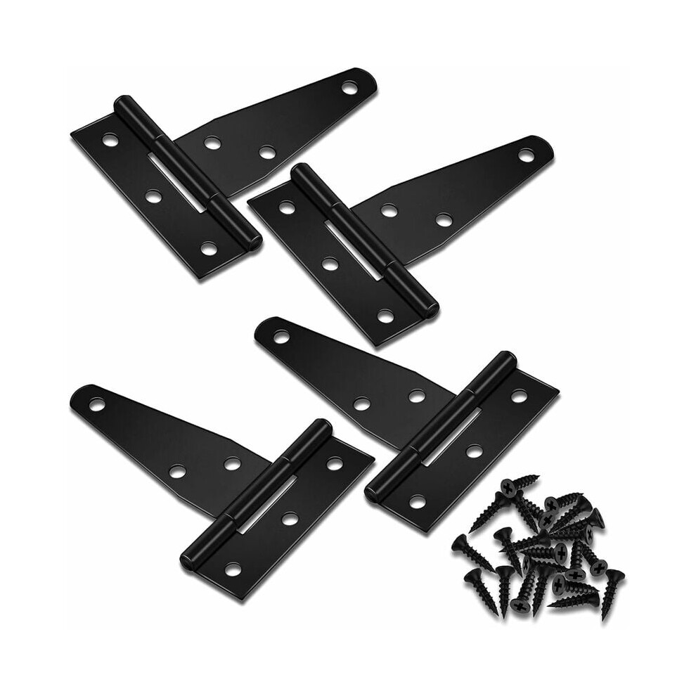 Outdoor Heavy Duty Hinges, Wooden Fences And Barn Door Gates Hardware, Easy To Install Versatile Usage Compatible With T-Strap Hinges, Heavy 3564946439739