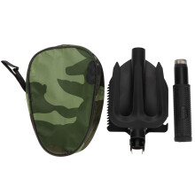 Military Portable Folding Shovel, Survival Multitool Compatible with Dual Use Shovel Compatible withk Lightweight Compact Transportable Emer