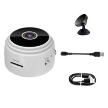 Clear 1080P HD Quality Magnetic Mini Security Camera, Advanced Design with Hotspot Compatible with Easy Operation and Wide Angle Recording,
