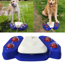 Easy Installation Dog Water Fountain, Heavy Gauge Steel Outdoor Dog Water Sprinkler With Copper Valve Compatible with Self-Service Operation