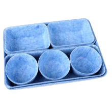 Organizator cu 8 sertare, organizator din fetru, cutie de scule, coș de jucării, cutie separatoare pliabilă pentru sertare, compatibilă c