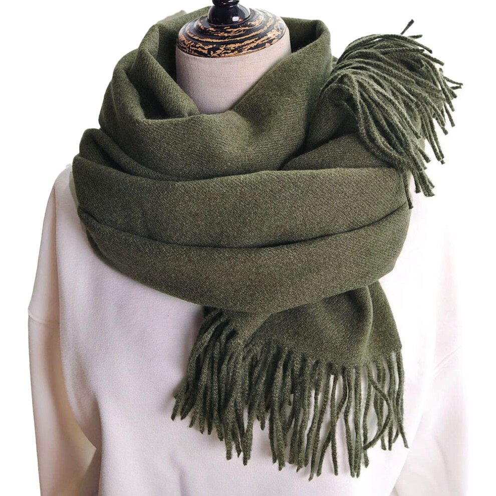 Women's Scarf Blanket Scarf Women's Cashmere Feel Cashmere Shawl 3564946428207