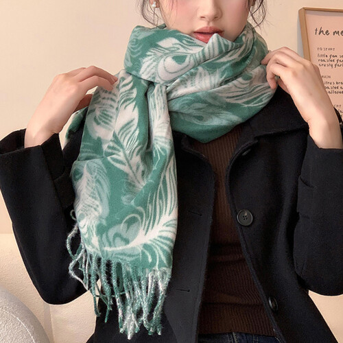 Cachecol compatível com cachecóis xadrez femininos, cachecóis pashmina quentes de inverno. 1