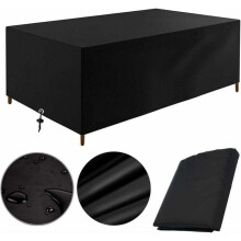 Κάλυμμα επίπλων κήπου 200x100x75cm Προστατευτικό μουσαμά Τραπέζι κήπου Έπιπλ