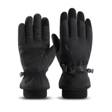 Ski Snow Gloves Winter Warm Thinsulate Waterproof Touchscreen Outdoor windproof wind - Black