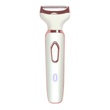 Elektrischer Rasierer für Frauen, Haartrimmer für Gesicht, Bart, Schnurrbart, Arme, Beine, Achseln, Bikinizone, schmerzfreier 2-in-1-Rasiere