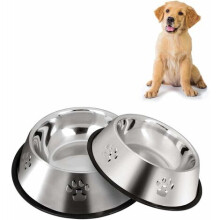 Shallow Cat Bowl, Safe Skid Proof Non Slip Pet Bowl With Removable Rubber Base Compatible with Stability And Floor Protection, Easy To Clean
