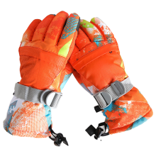 Ski warm thick cotton gloves plus velvet riding motorcycle gloves outdoor windproof