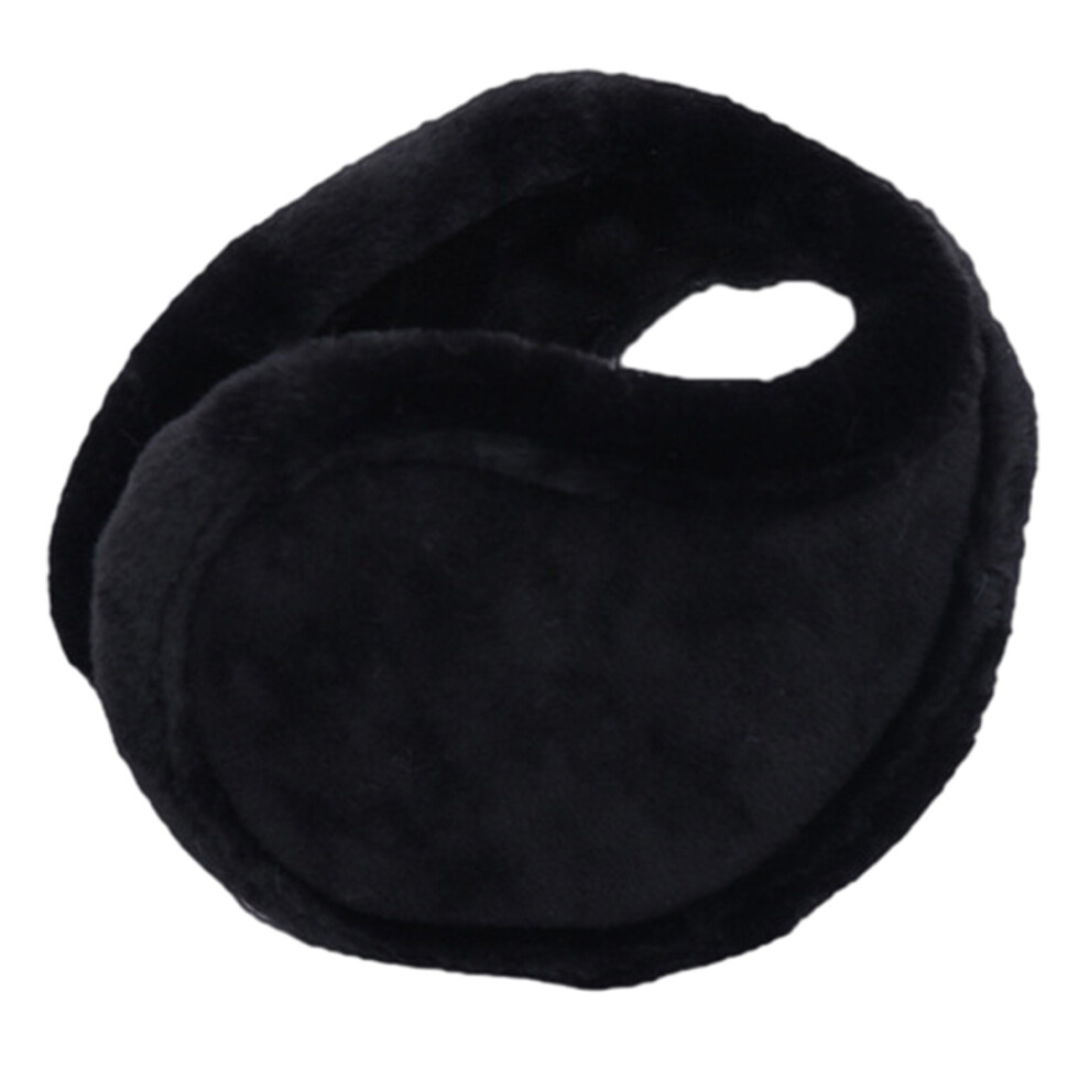 Winter Warm Outdoor Earmuffs, Foldable Ear Warmers Knit Furry Fleece Ear Muffs Compatible With Women Men 3564946433195