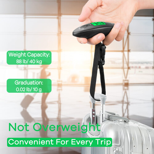 High Lcd Digital Luggage Scale With Zero-tracking/tare Function And Large Lcd Display With Backlight 1