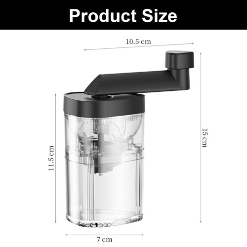 Stück Handkurbel-Kaffeemühle, abnehmbare, tragbare Mühle 1