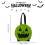 τεμάχια τσόχινες σακούλες με γλυκά για το Halloween, σακούλες για κέρασμα ή φά 2