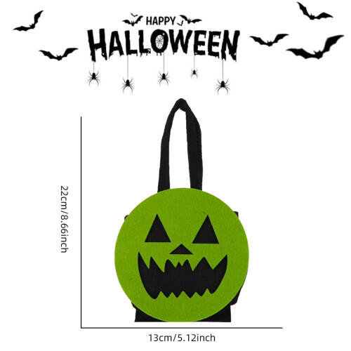 τεμάχια τσόχινες σακούλες με γλυκά για το Halloween, σακούλες για κέρασμα ή φά 1