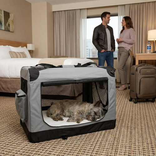 Actiaspet Fabric Pet Carrier Grey X-Large 2