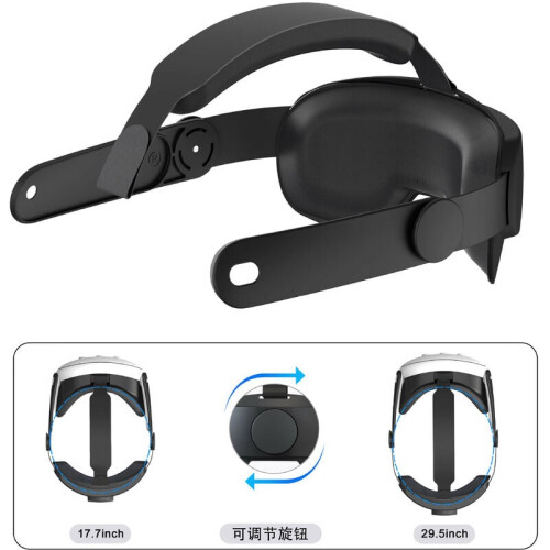 Foldable Head Strap Compatible with Quest 3, ComCompatible witht Head Strap with Balanced Gravity Distribution, Built To Last Compatible wit 1