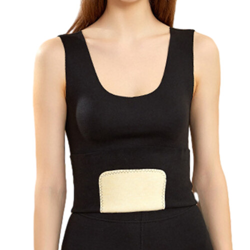 Womens Basic Camisole Thermal Underwear, Thick Lined Tank Top, Black 2