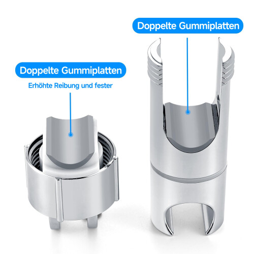 Supporto universale, supporto doccia regolabile da 16-25 mm, supporto doccia 2