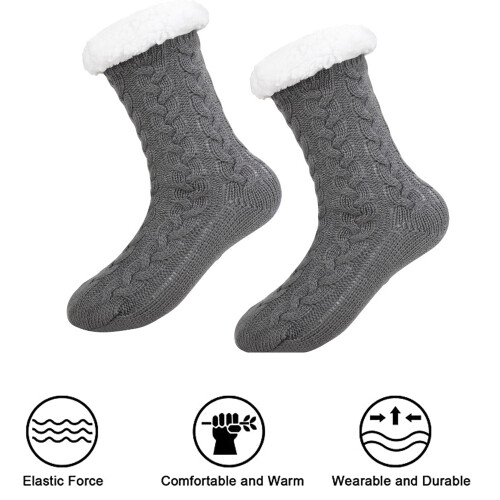 Fuzzy Slipper Socks Fluffy Cozy Winter Warm Socks. 2