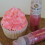 Rosie Rose spiselig glitter, knallrosa spray 5g 3