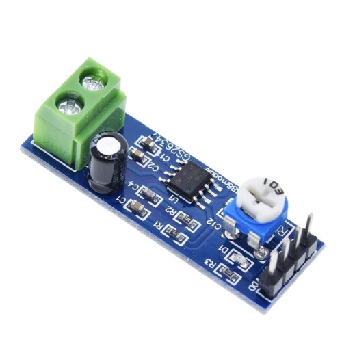 LM386 Audio Amplifier Module 5V12V Adjustable Volume Control  Gain DIY Mini Board for Speaker