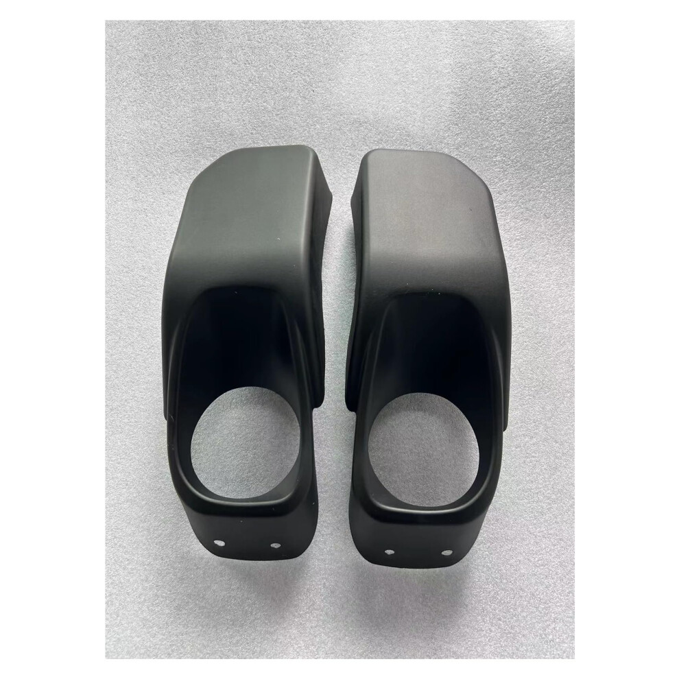 Front Bumper Fog Cover Trim For Jeep Wrangler Jl 2018+ Abs Bezel Pair Without Hole Weather Resistant Light 9330225488200
