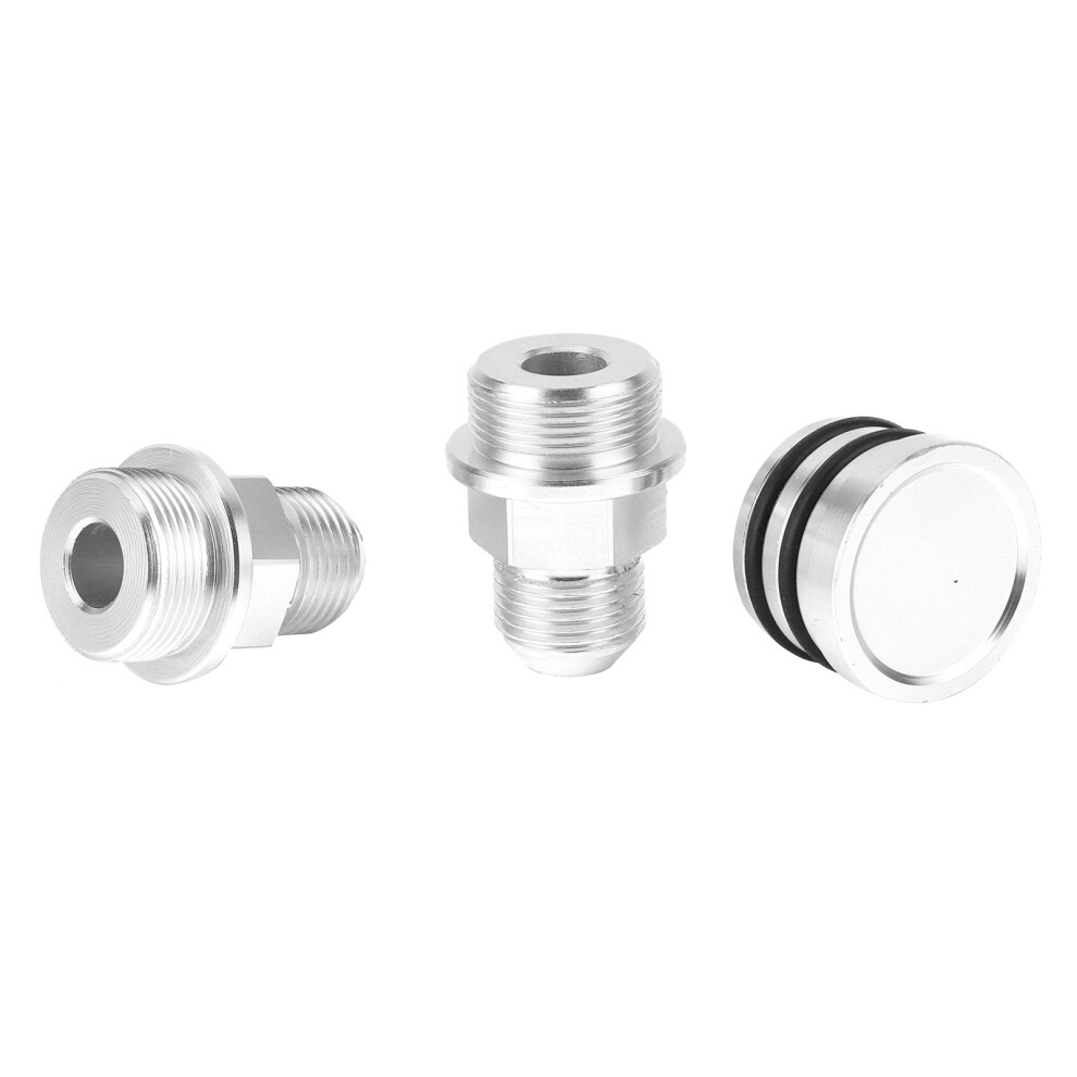 M28 To 10An Breather Fittings, B16/B18c Silver 3701393746953