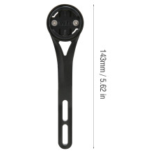 Robuste Computerhalterung für WAHOO schwarz 143mm