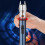 Refillable Butane Torch Lighter 1300C Jet Flame Windproof Design with Adjustable Control for Kitchen Camping Silver 2