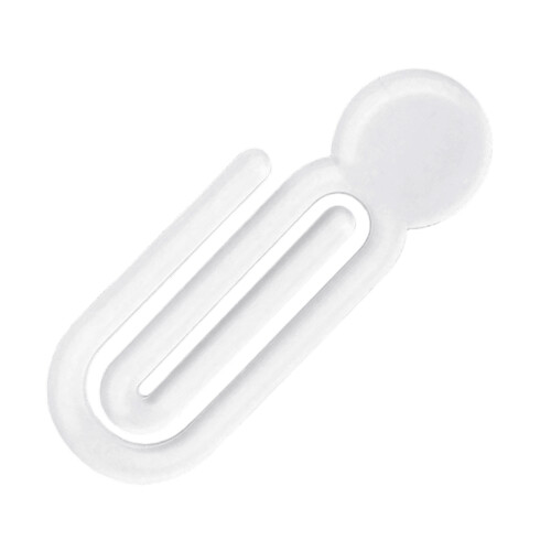 100 Pieces Creative Paper Clips Vibrant Color-small round