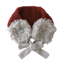 Adjustable Children's Knit Ear Protectors Ages 3 to 12-Red