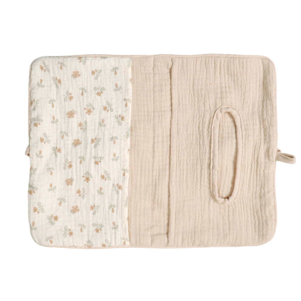 Multi Pocket Cotton Organizer Hanging Bag for Infant Crib-A05