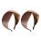 2Pcs Soft Velvety Headbands Solid Color Wide Band Elegant-15 1