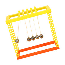 Friendly Plastic Newton's Cradle Educational Toy Safe for Kids